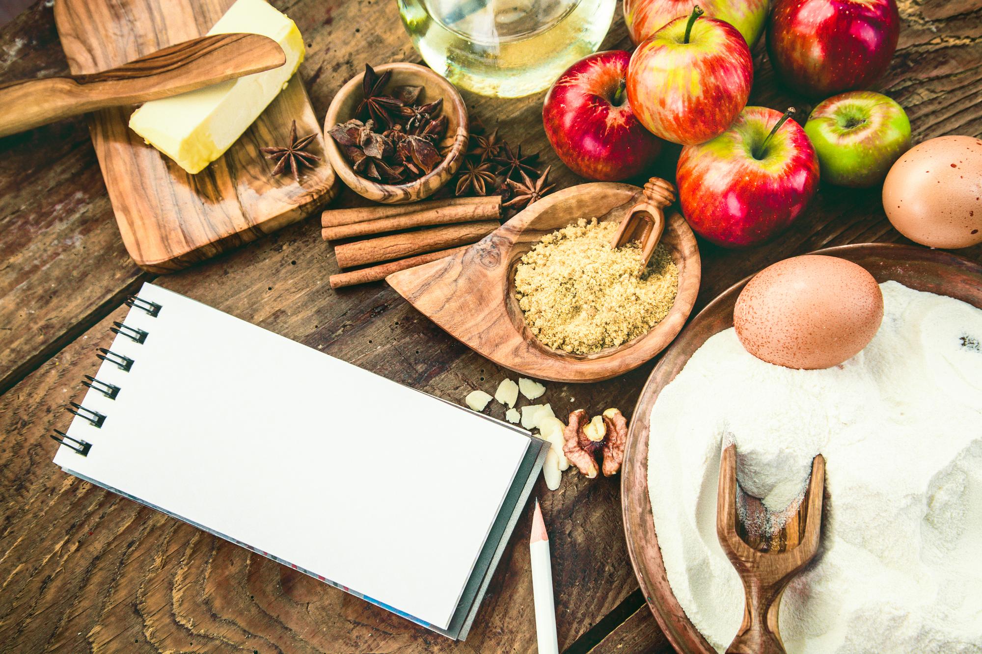 Set di ingredienti e schede ricetta